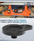 Two Pack Table Saw Hand Wheel Replacement Parts for Ridgid R4513 and Ryobi Saws Upgraded Dope Durable Blade Height Adjustment Handle