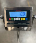 NTEP Certified digital indicator for Heavy Duty Floor Scale With 18 Inch Platform And 300 Pound Capacity Washdown Waterproof Build.