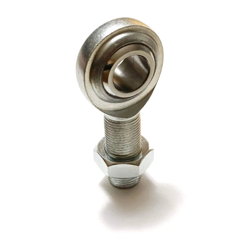Heavy Duty 7 16 Left Hand Male Thread Rod End Bearing With Jam Nut For Four Link Suspension Throttle Linkage And Camber Control Zinc Plated Built Tough For Hot Rods And Trail Rigs