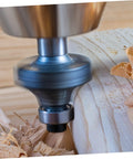 Top Bearing Router Bit Kit With Ball Bearings, Screws And Wrench For Router Bits, Hotfix Tool cutting wood shavings