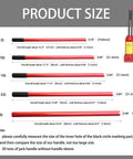 Product size chart for Heavy Duty Floor Jack Handle Replacement Telescopic Lever compatible with 20 to 32 Ton Hydraulic Jacks.