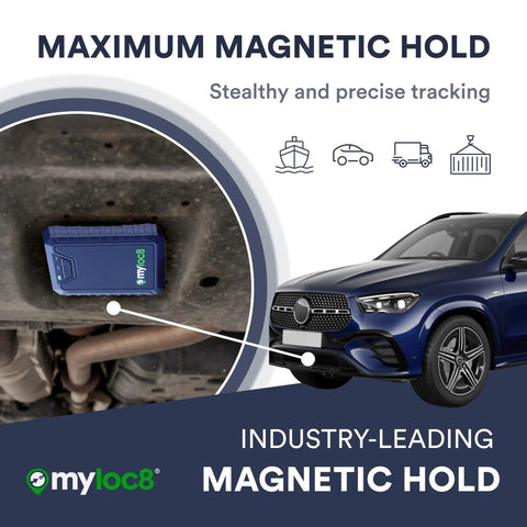 Tough As Nails Waterproof Gps Tracker For Your Daily Driver Or Big Rig, showing strong magnet hold beneath a vehicle.