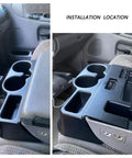 Dodge Ram Center Console Cup Holder Replacement Fit For 2003-2012 Ram 1500 2500 3500 shown installed in vehicle interior