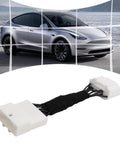 Direct Replacement Charging Port Module Wiring Harness For Tesla Model 3 And Model Y 2017 To 2023 view of wiring harness with connectors.