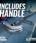 Get This Awesome 2 in 1 Dual Shoe Conduit Bender For Quick EMT And Rigid Pipes with handle, ideal for 1/2 inch and 3/4 inch EMT bending.
