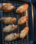 Replacement Nonstick Cooking Rack Tray Set For 10 Quart Air Fryers Like Instant Vortex Plus And Innsky cooking chicken wings evenly