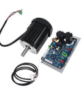DC Brushless Lathe Spindle Motor Kit 750W 110V for CJ 0618 Mini Lathe with main control board and mounting hardware