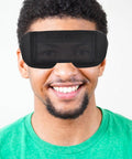 Badass Auto Darkening Welding Goggles Featuring Kickin Wraparound Coverage And Legit Precision Lenses For Ultimate Electric Arc Eye Protection Gear worn by smiling man in green shirt.