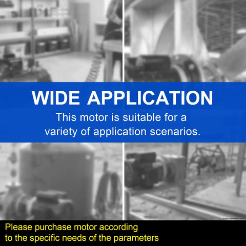 Wide application of Tough As Nails 3/4 Horsepower Electric Motor Crushes Daily Grind At 1725 Rpm With Single Phase Power.