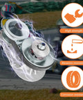 Illustration of CVT Torque Converter Kit For Three Quarter Inch Crank Mini Bikes And Go Karts With 10T And 12T Pulleys features and icons