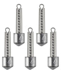 Five Pack Spider Sinkers For Surf Fishing Heavy Duty Lead Weights 1 To 8 Ounces Sputnik Sinker Set With Stainless Steel Wires