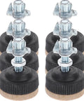 Heavy Duty Furniture Leveling Feet Set 20 Pieces No More Wobble Adjustable Table Chair Leg Supports with metal threaded precision