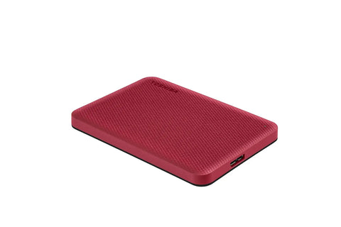 Dope 2TB Portable External Hard Drive With USB 3.0 Red Finish Fast Plug and Play Storage For Backups Password Protection Software And Windows PC