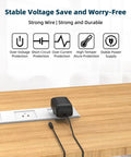 9V AC DC Power Adapter For ProForm 750R Magnetic Foldable Rowing Machine Plug And Play Compatible With PFRW58118 shown on power strip