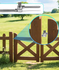 Commercial Grade Heavy Duty Barn Door Hinges Dog Gone Tough With Rust Resistant 304 Steel for garden gate setup.