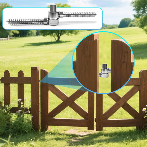 Commercial Grade Heavy Duty Barn Door Hinges Dog Gone Tough With Rust Resistant 304 Steel for garden gate setup.