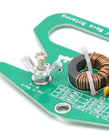 Close-up of End Fed Half Antenna Module with large heat dissipation area, showing details of circuit and coil components.