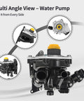 Multi-angle view of Heavy Duty Engine Cooling Water Pump For Vw Jetta Beetle Passat 1.8L 2.0L Turbocharged L4 2013 To 2016.