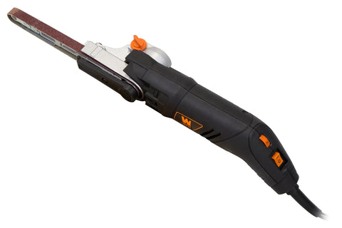 Variable Speed Detailing File Sander With 1/2-By-18-Inch Belt, Auto Tracking, No-Fuss Belt Change, shown in side view