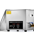 10L Digital Ultrasonic Cleaner With Heater And Timer, 240W Stainless Steel Pro Grade Sonic Cleaning Machine with controls visible