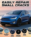 Fast Acting Windshield Crack Repair Kit With Glass Repair Liquid Glue For Chips And Cracks Two Piece Auto Glass Repair Set image