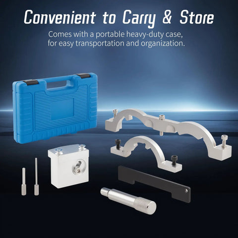 Pro Grade Engine Timing Tool Kit Locking Cams And Crankshaft For Vauxhall Opel Chevrolet Cruze 1.0 1.2 1.4 with carry case