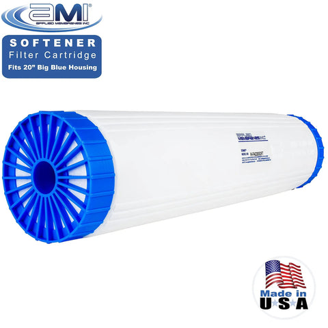 Premium 4.5 By 20 Inch Hard Water Filter Cartridge harnesses ion exchange for spotless fixtures and smooth pipes.