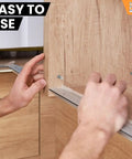 Hella Durable 50 Pack Nickel Plated Shelf Pins Rust Proof Metal Support Pegs For Cabinet Furniture Shelves Heavy Duty Polish Finish Quick Swap Premium Storage Setup in use.