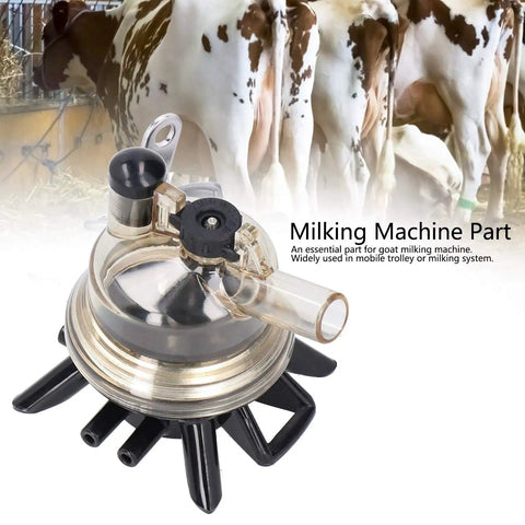 Cow Milking Claw 150ml Milk Collector Container Replacement Part Plastic Farm Tool For Mobile Trolley Or Milking System