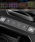 120 Piece Car Switch Panel Sticker Kit With Durable PVC Decals For Auto Console Buttons And Rocker Toggle Switch Labels