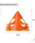 Painters Pyramid Stands 20 Pack for Canvas Elevation and Pouring, Pro Grade Durable ABS Plastic Canvas Holder Stand, size dimensions shown
