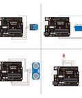 Uno Project Super Starter Kit For Beginners With A 22 Lesson PDF Tutorial Beginner Friendly Electronics Lab Uno R3 Board LCD1602 Module
