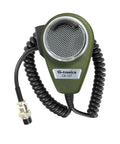 Noise Cancelling 4 Pin Metal Plug Dynamic CB Microphone for Ham Radio and Truckers, Rugged Trucker Mic, Ranger Green with durable cable