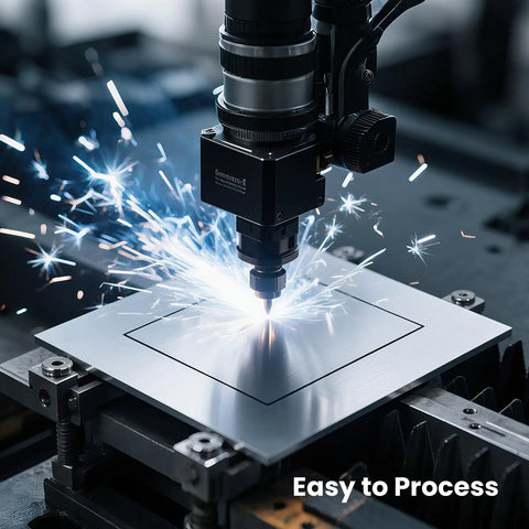 Four Pack Titanium Plate Sheets For DIY Projects, Folks, 4 Inch By 4 Inch, 0.04 Inch Thick, 1mm TA1 Titanium Alloy Sheets laser cutting.
