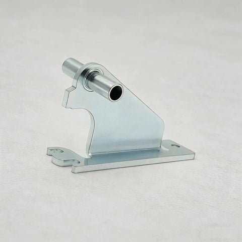 Center Door Hinge Replacement For Refrigerators OEM WP2254618 Compatible With 2183063 2183064 Durable steel hinge shown side view