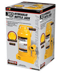 Heavy Duty 30 Ton Hydraulic Bottle Jack For Trucks And Garages Gearhead Ready 60,000 Lbs Lift Low Profile Design Fits Tight Spaces