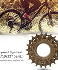 3 Speed Threaded Bicycle Freewheel With 16 19 22T Sprockets For Mountain And Road Bikes Metal Replacement Part Delivers Smooth Shifts