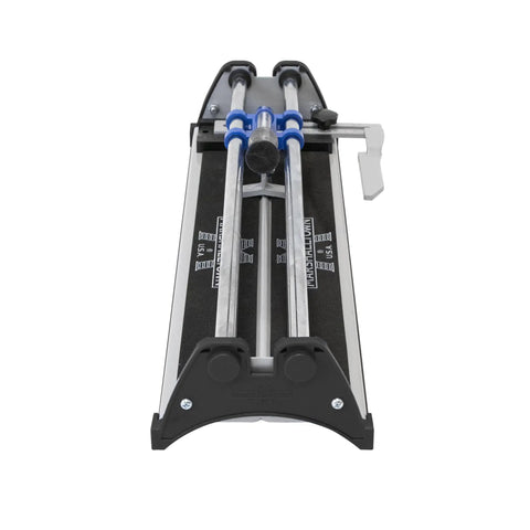 17 Inch Tile Cutter For Ceramic And Glass Mosaic Tiles, DIY Friendly Tool, front view, cutting mechanism visible