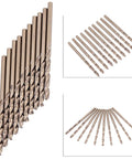 HSS M35 Cobalt Twist Drill Bits Set 4mm Pack Of 10 For Stainless Steel And Hard Alloys Pro Grade Precision Cutting Bits 135 Degree Split Point