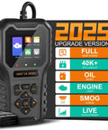 OBD2 Car Code Reader And Oil Light Reset Scanner For 1996 And Up Cars, OBDII Diagnostic Tool display with features list