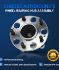 Rear Wheel Hub Assembly For Honda Accord 2013-2015 And 2018-2023, Acura TLX 2015-2020, 5-Lug, Rear Left Or Right, 4-Hole Flange, No Speed Sensor.