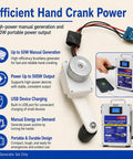 Go To Off Grid Hand Crank Generator With 150 Watt And 500 Watt Modes Portable Emergency Power Supply features and design