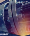 Mechanical assembly with large bolts and flanges showcasing heavy-duty components and industrial design.