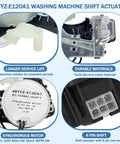 Beefed Up Washer Shift Kit With Actuator And Belt Bundle For Whirlpool Maytag Kenmore Washers Includes W10913953 Shift Actuator