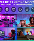 Multiple indoor settings showcasing 12W RGBW Track Light Heads 6 Pack With 16 Color Options and Remote Dimmer Four Modes