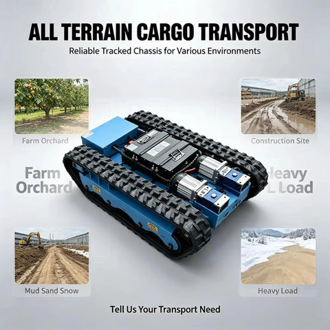 Remote Control Heavy Duty Equipment Transport Dolly With Motorized Skates For Hauling Industrial Machinery And Big Gear Like A Boss On Smooth, Safe, Effortless Roll, tracked chassis for mud, sand, snow
