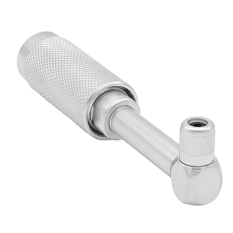 Quick Connect Metric Grease Fitting Adapter With 90 Degree Angle For Tight Spaces 4 Point 9 Millimeter Diameter Greasing End