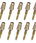 Tamper Resistant Door Hinge Screws Pack Of 10 1.75 X 0.38 X 0.38 Inches reinforced hardened design shown in rows