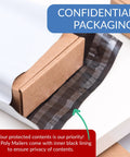 White Poly Mailers 14.5x19 Inches Self Sealing Non Padded Shipping Bags Bulk 500 Pack For Clothing Durable Water Resistant