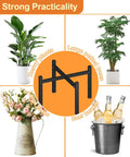 Universal Fire Pit Stand For 15 To 27 Inch Pits Adjustable Wing Screws Fits Solo Stove Bonfire Ranger Yukon shown with plants and beer